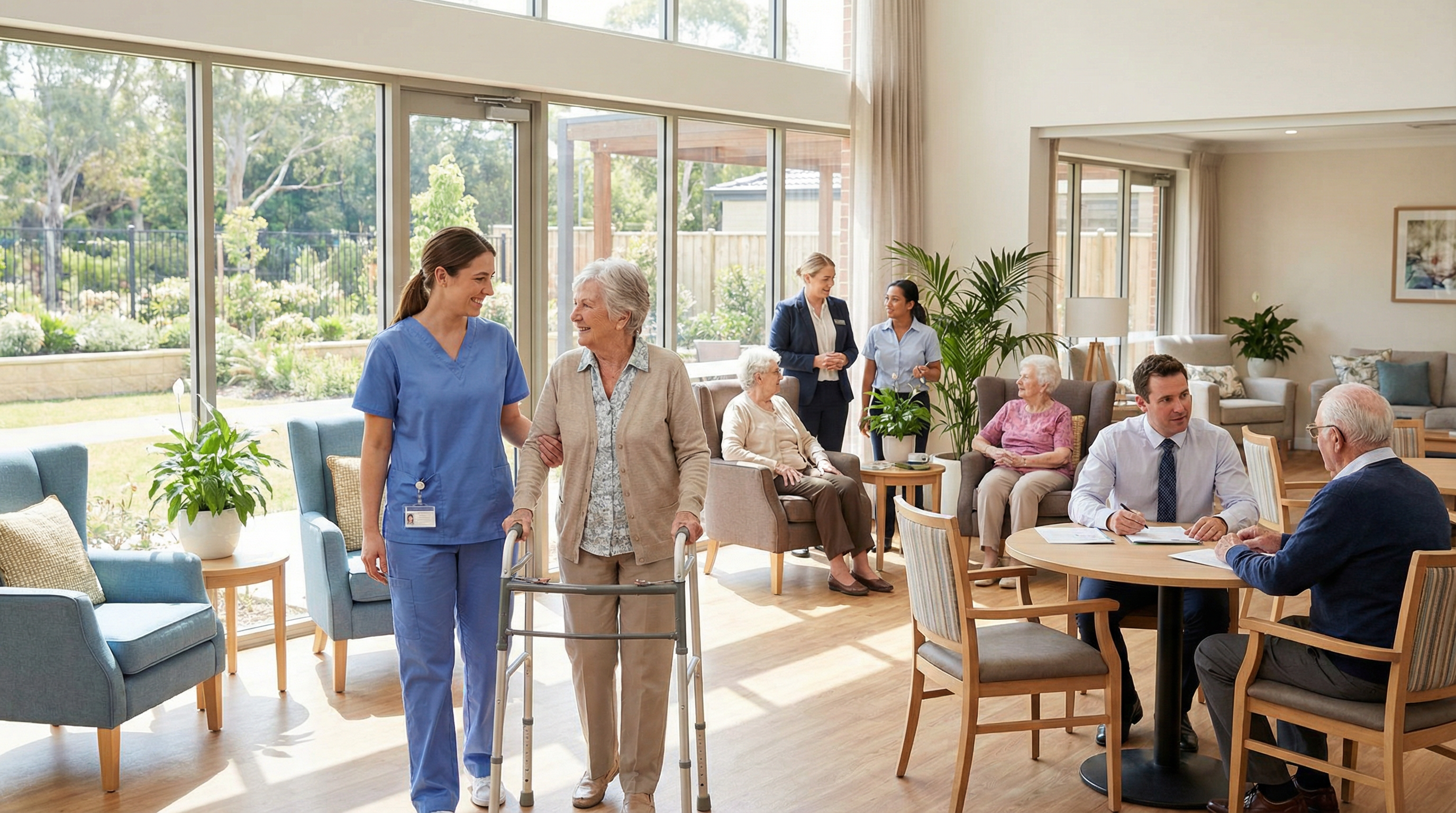 Quality care in modern skilled nursing facility